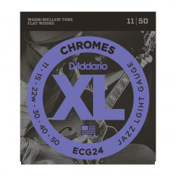 D`ADDARIO ECG24 XL CHROMES JAZZ LIGHT (11-50)