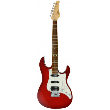 FUJIGEN JOS2-FM-G Odyssey J-Standard Series (Transparent Red Burst)