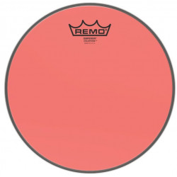 REMO EMPEROR 10" COLORTONE RED