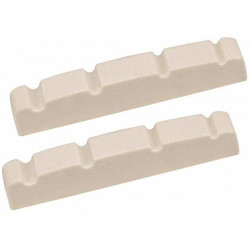 FENDER JAZZ BASS PRE-SLOTTED MICARTA STRING NUT SET WHITE