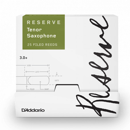 D`ADDARIO DKR01305-B25 Reserve - Tenor Sax 3.0+ - 25 Box