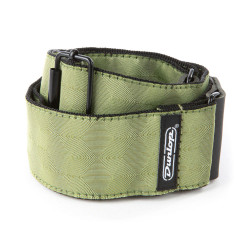 DUNLOP D6710 Jacquard Hexagon Echo Olive Strap