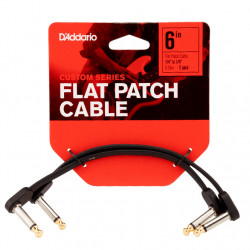 D`ADDARIO PW-FPRR-206 Custom Series Flat Patch Cables 6"