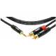 KLOTZ KY7-300 MINILINK PRO Y-CABLE BLACK 3 MZ KLOTZ KY7-300