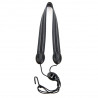 D`ADDARIO SJA04 Rico Fabric Sax Strap (Jazz Stripe) with Metal Hook