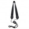 D`ADDARIO SLA13 Rico Fabric Sax Strap (Black) with Plastic Snap Hook
