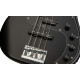 SADOWSKY MetroLine 21-Fret Hybrid P/J Bass, Ash, 4-String (Solid Black Satin)