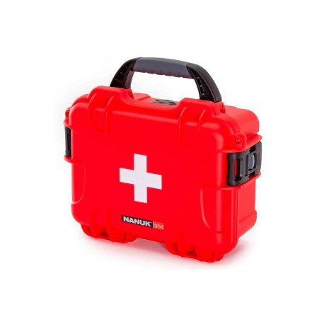 NANUK CASE 904 FIRST AID LOGO RED