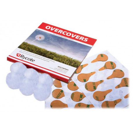 Rycote Overcovers White - 30 х Stickies & 6 х Fur Discs