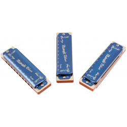 FENDER HARMONICA MIDNIGHT BLUES 3-PACK WITH CASE