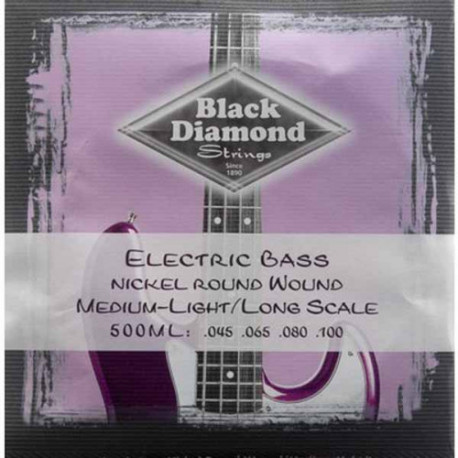 Струны для бас-гитары BLACK DIAMOND N500ML