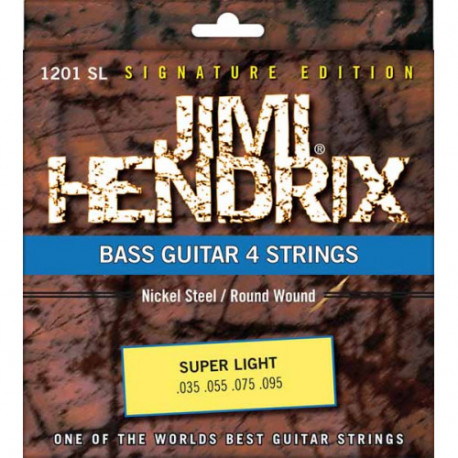 Струны для бас-гитары JIMI HENDRIX 1201 SL