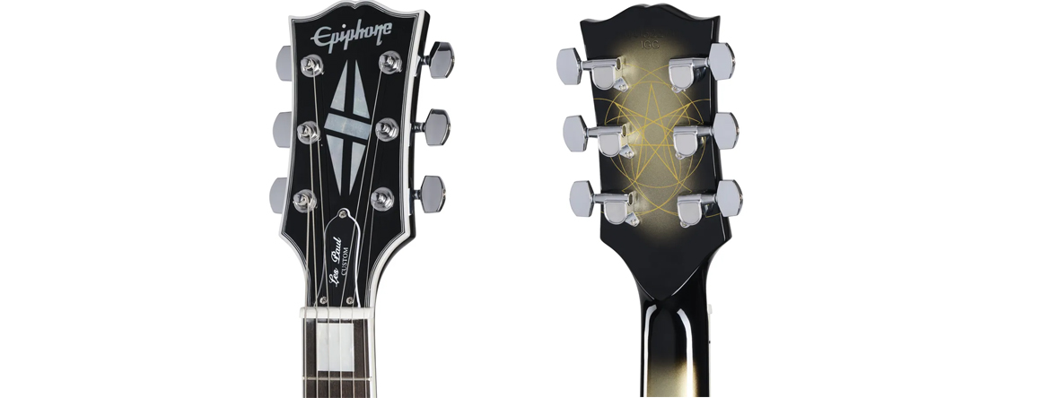 Epiphone представляет электрогитару Adam Jones 1979 Les Paul Custom – с грифом в стиле Gibson