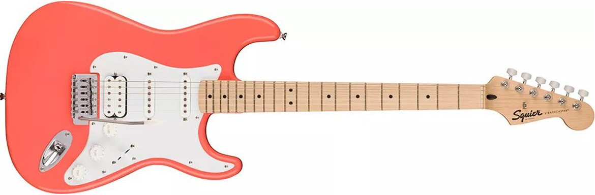 Squier Sonic Stratocaster HT H Electric Guitar - Flash Pink – Alto Music