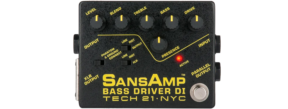 Tech 21 SansAmp Bass Driver DI - Единственный DI-бокс, который нужен бас-гитаристу