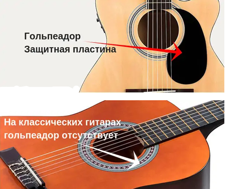 Чем отличаются классическая гитара. Гольпеадор для классической гитары. Чем отличается акустическая гитара от классической. Акустическая и классическая гитара разница. Классика и акустика гитара разница.